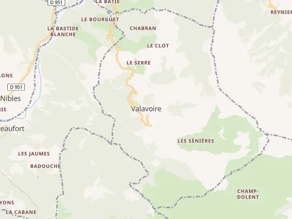 Plan de Valavoire