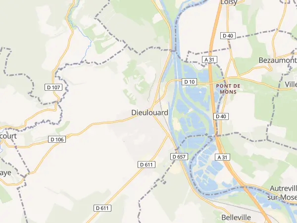 Plan de Dieulouard