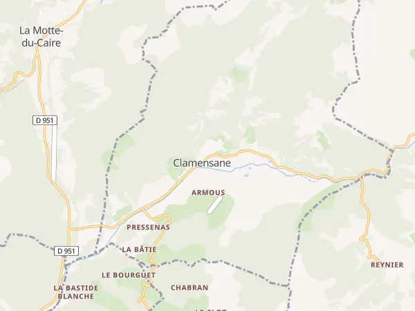 Plan de Clamensane