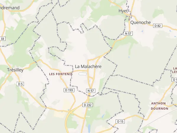 Plan de La Malachère
