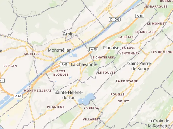 Plan de La Chavanne