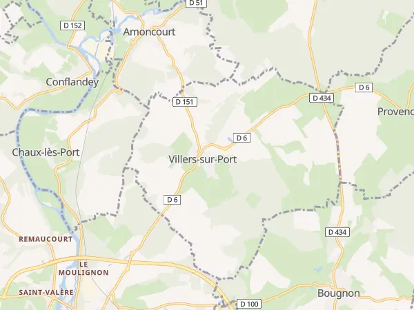 Plan de Villers-sur-Port