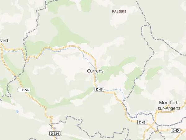 Plan de Correns
