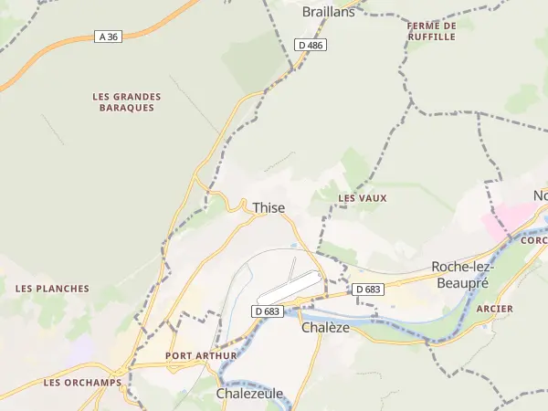 Plan de Thise