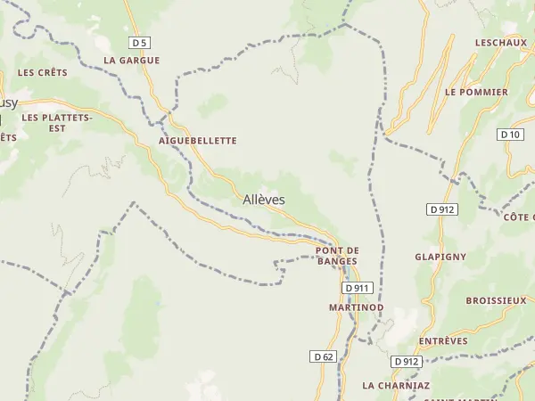 Plan de Allèves