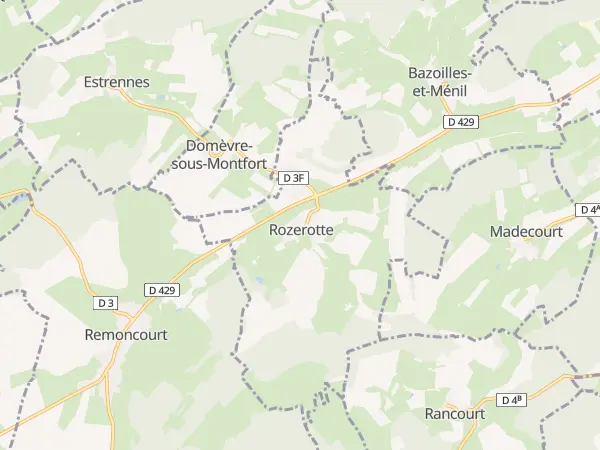 Plan de Rozerotte