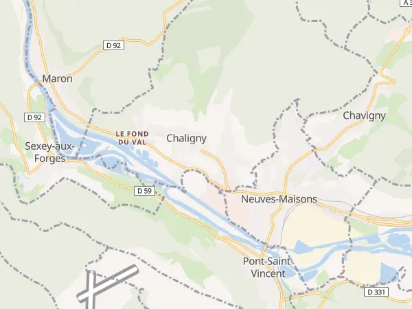 Plan de Chaligny