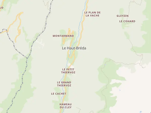 Plan du Haut-Bréda