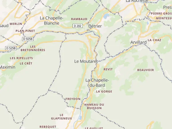 Plan du Moutaret