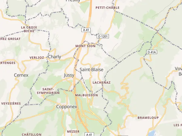 Plan de Saint-Blaise