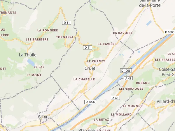 Plan de Cruet