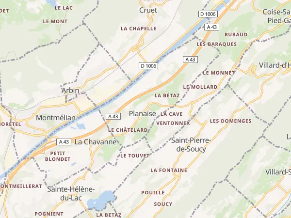 Plan de Planaise