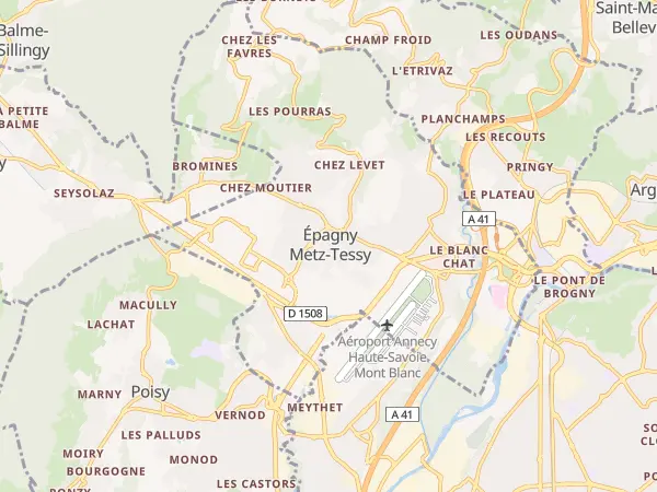 Plan de Epagny Metz-Tessy