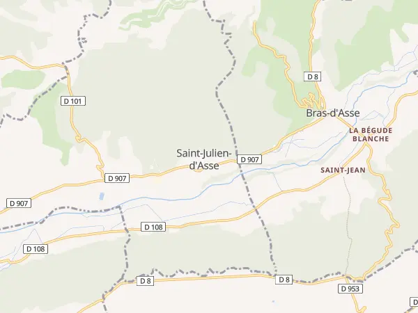 Plan de Saint-Julien-d’Asse