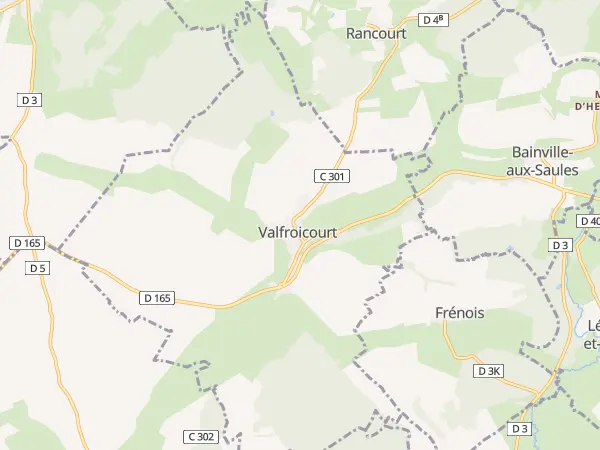 Plan de Valfroicourt