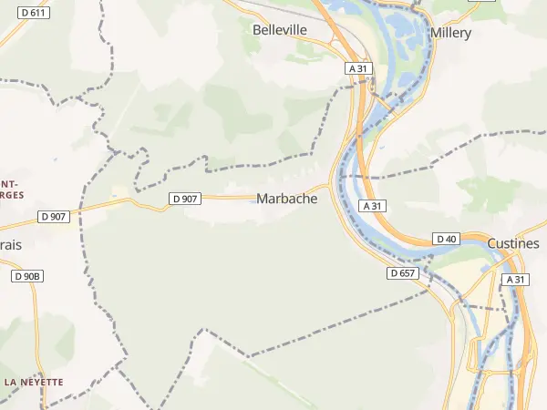 Plan de Marbache