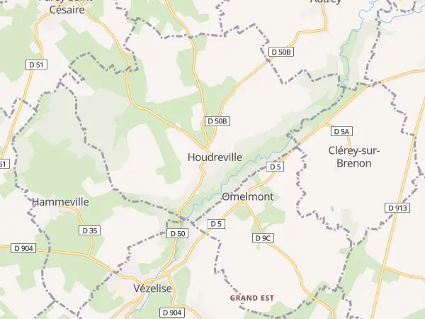 Plan de Houdreville