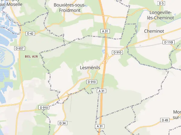 Plan de Lesménils