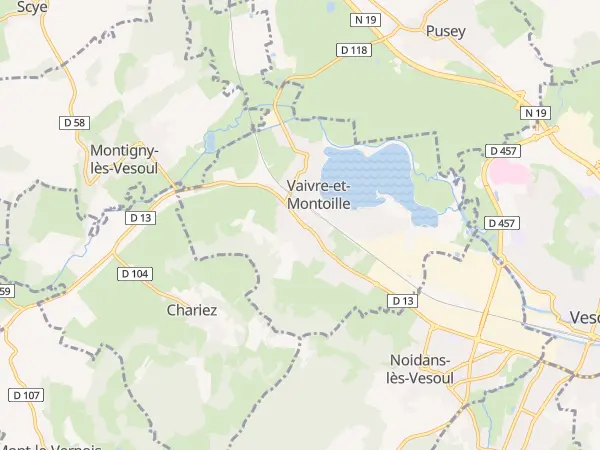 Plan de Vaivre-et-Montoille