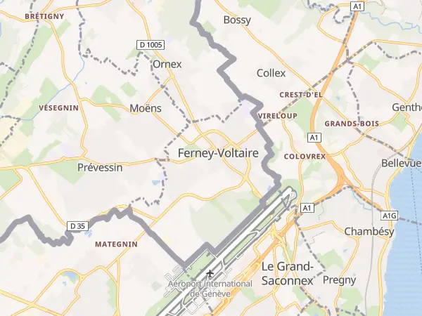 Plan de Ferney-Voltaire