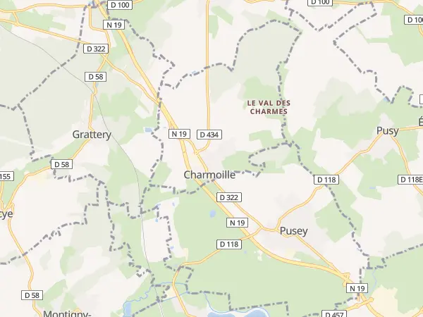 Plan de Charmoille