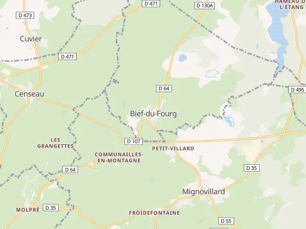 Plan de Bief-du-Fourg