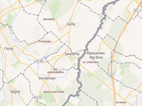 Plan de Sauverny