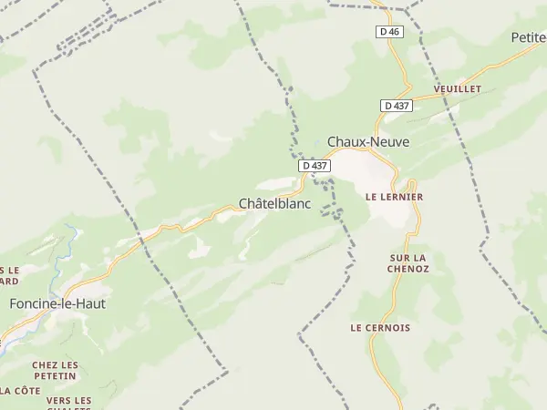Plan de Châtelblanc