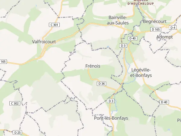 Plan de Frénois