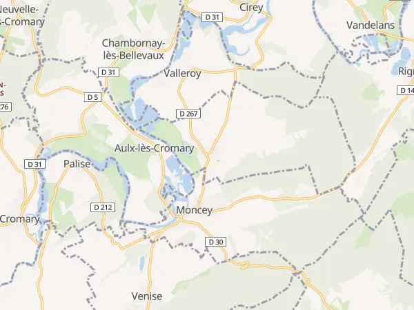 Plan de Thurey-le-Mont