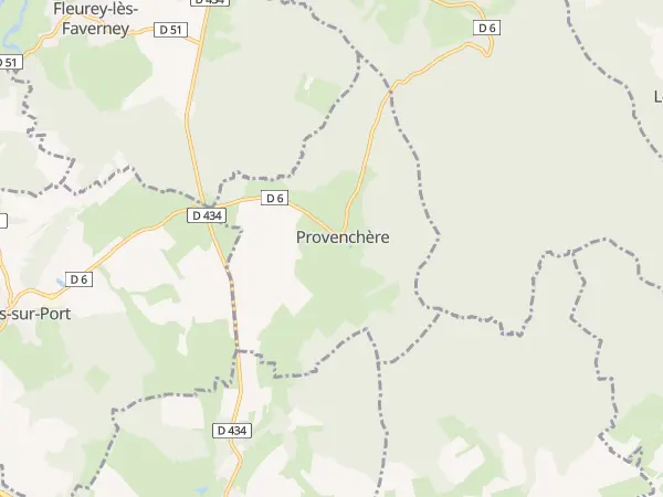 Plan de Provenchère