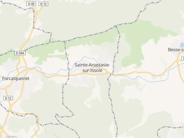 Plan de Sainte-Anastasie-sur-Issole