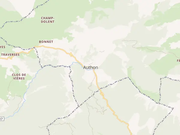 Plan de Authon