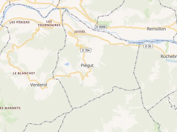Plan de Piégut