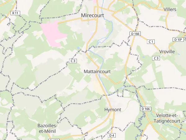 Plan de Mattaincourt