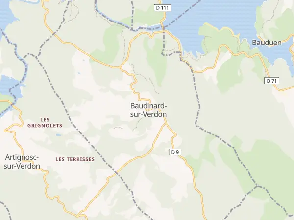 Plan de Baudinard-sur-Verdon