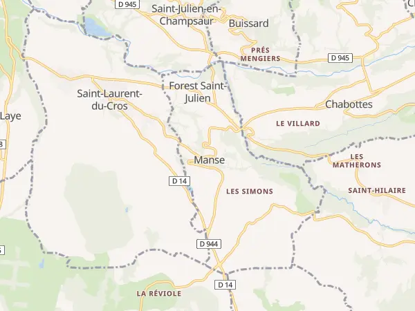 Plan de Forest-Saint-Julien