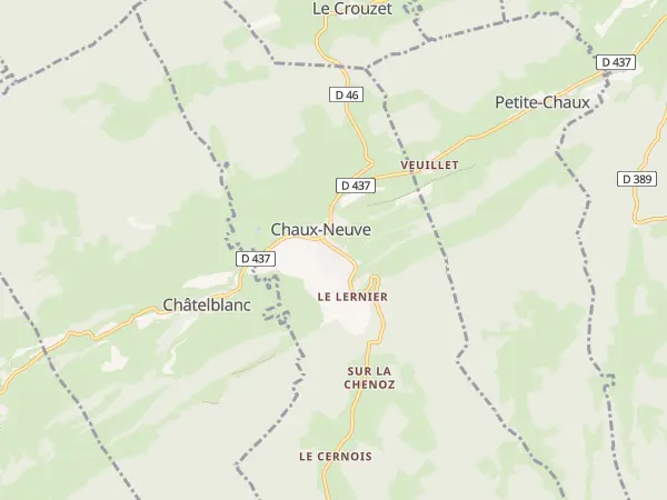 Plan de Chaux-Neuve