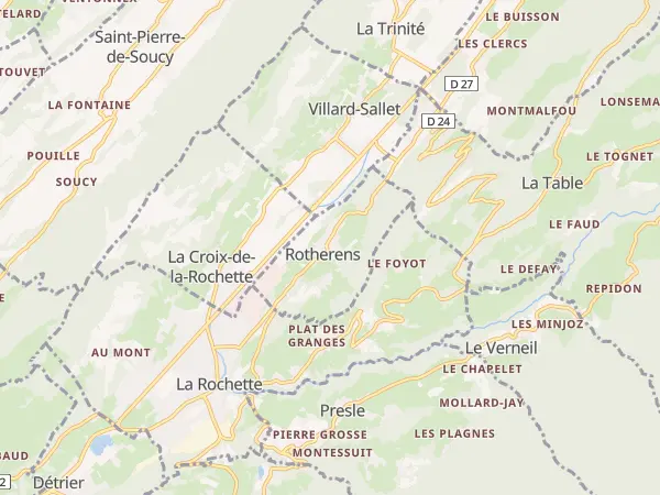 Plan de Rotherens