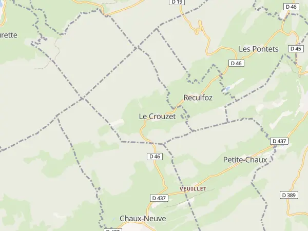 Plan du Crouzet