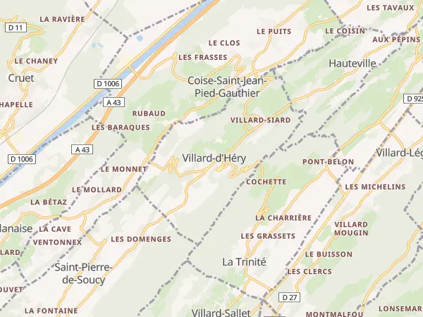 Plan de Villard-d’Héry