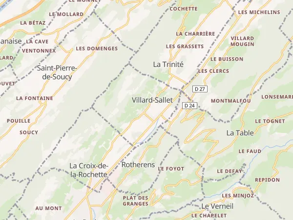 Plan de Villard-Sallet