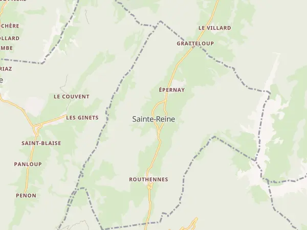 Plan de Sainte-Reine
