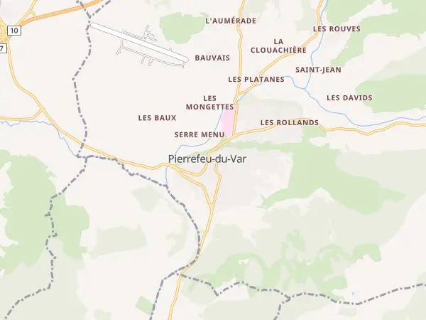 Plan de Pierrefeu-du-Var