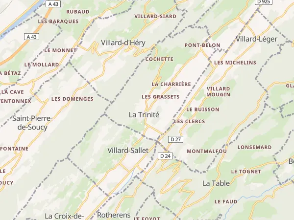 Plan de La Trinité