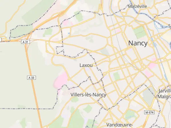 Plan de Laxou