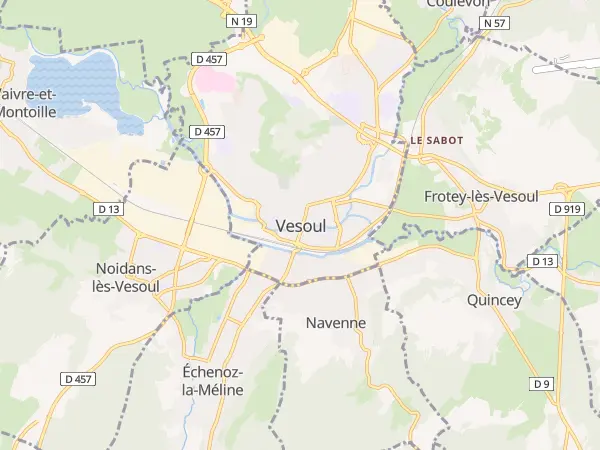 Plan de Vesoul