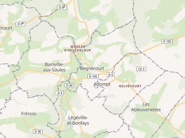 Plan de Begnécourt