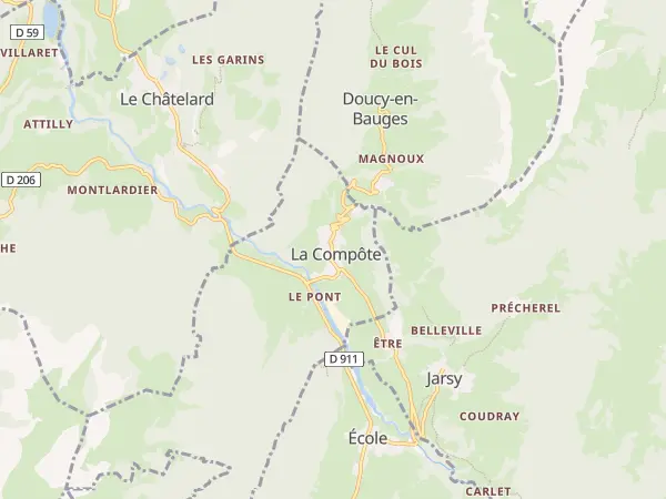 Plan de La Compôte