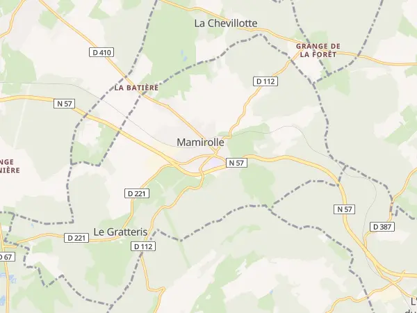 Plan de Mamirolle